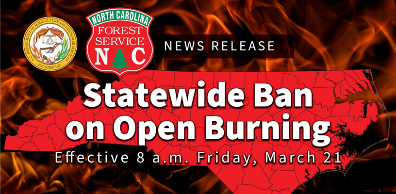 All Open Burning Banned Due to Increased Fire Risk